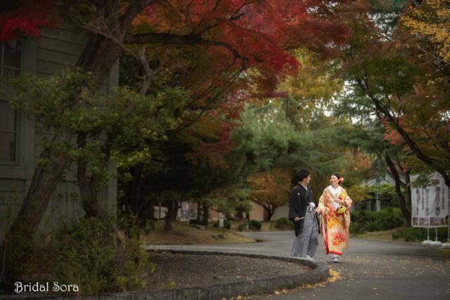 奈良女で和装前撮り